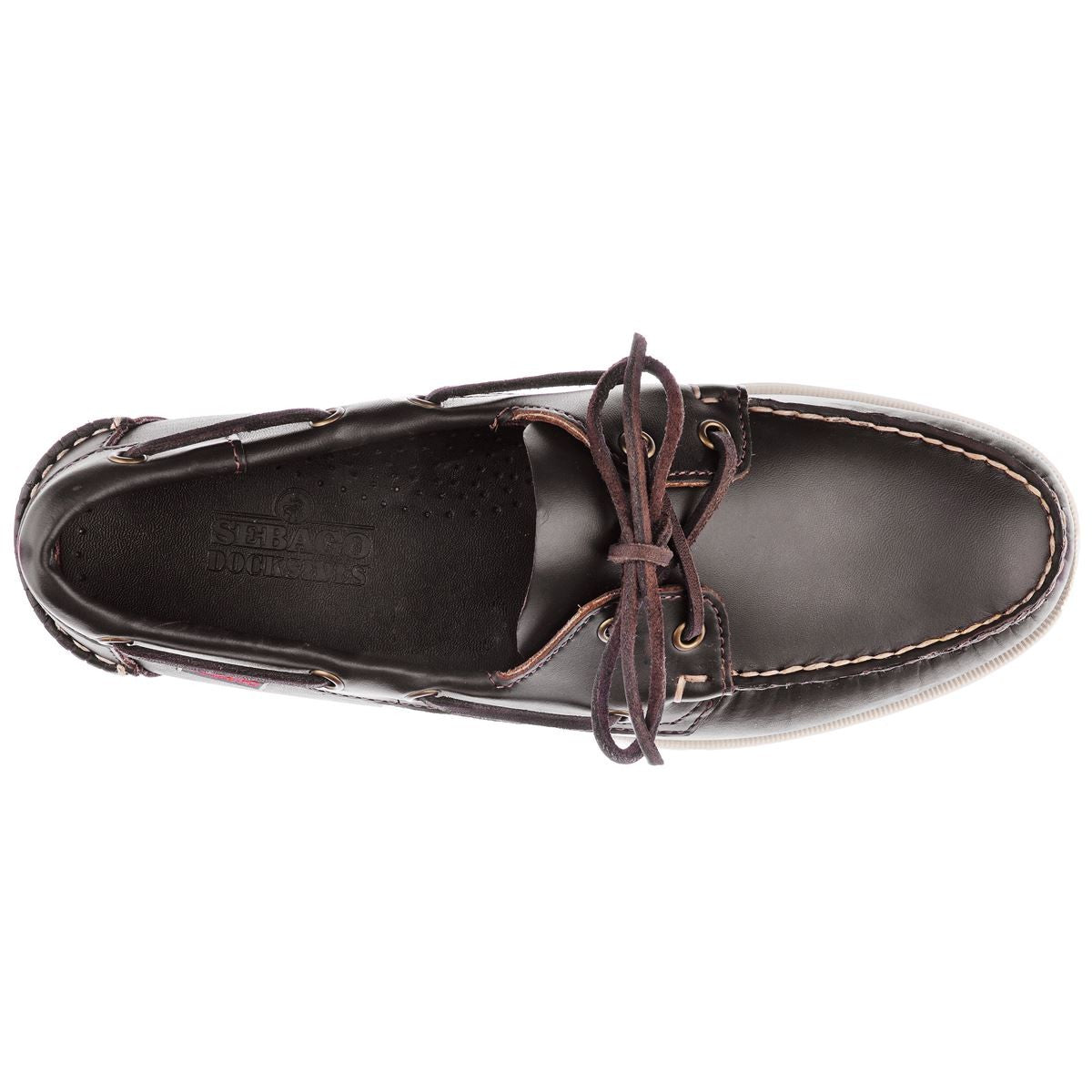 Bateau/Docksides Marron foncé 901 cuir lisse - Chaussures Pirotais 