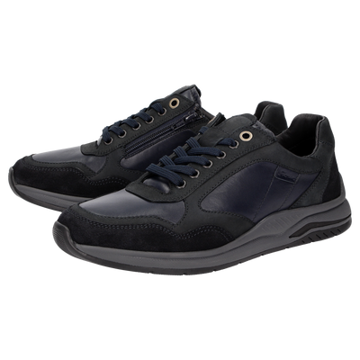 Turibio 713 Cuir nubuck bleu foncé