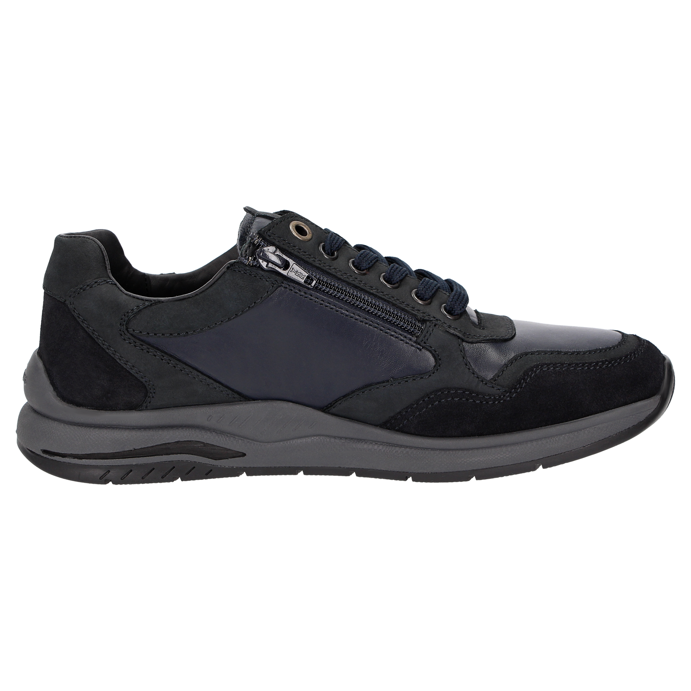 Turibio 713 Cuir nubuck bleu foncé