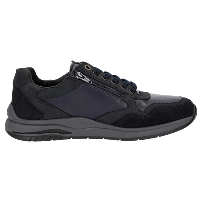 Turibio 713 Cuir nubuck bleu foncé
