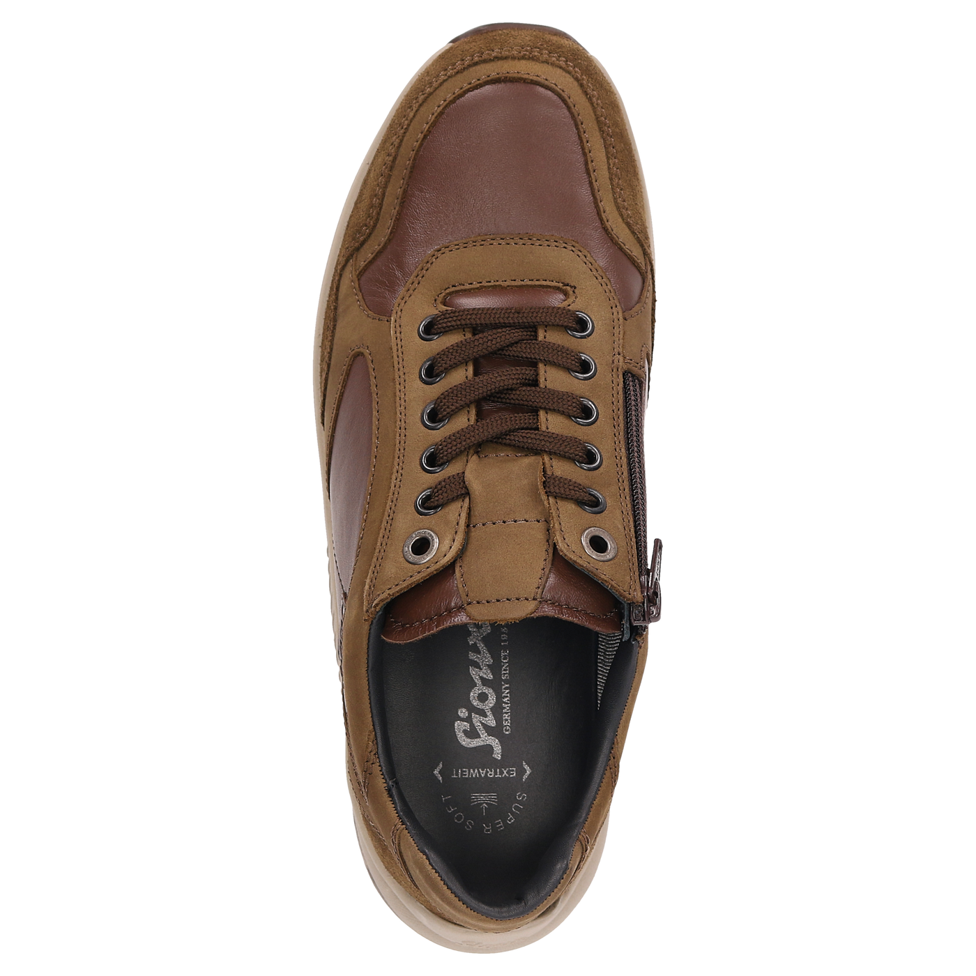 Turibio 713 Cuir nubuck Chocolat