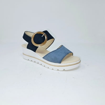 64.645 Nubuck Jeans bleu