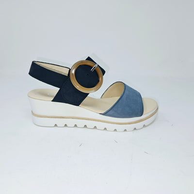64.645 Nubuck Jeans bleu