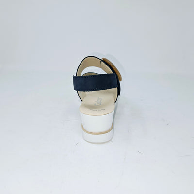 64.645 Nubuck Jeans bleu