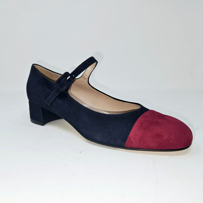 Bianca Nubuck Marine/Bordeaux