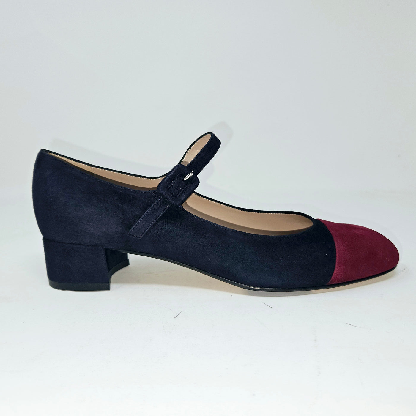 Bianca Nubuck Marine/Bordeaux