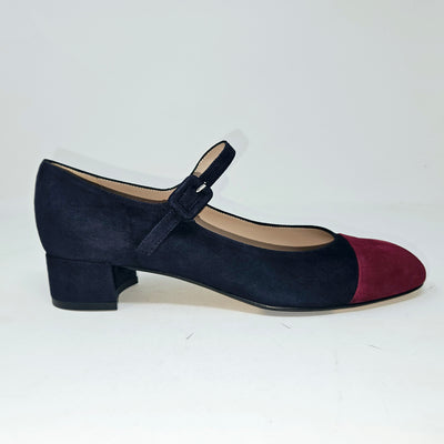 Bianca Nubuck Marine/Bordeaux