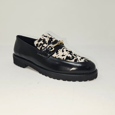 Caroline Cuir Noir/Fant