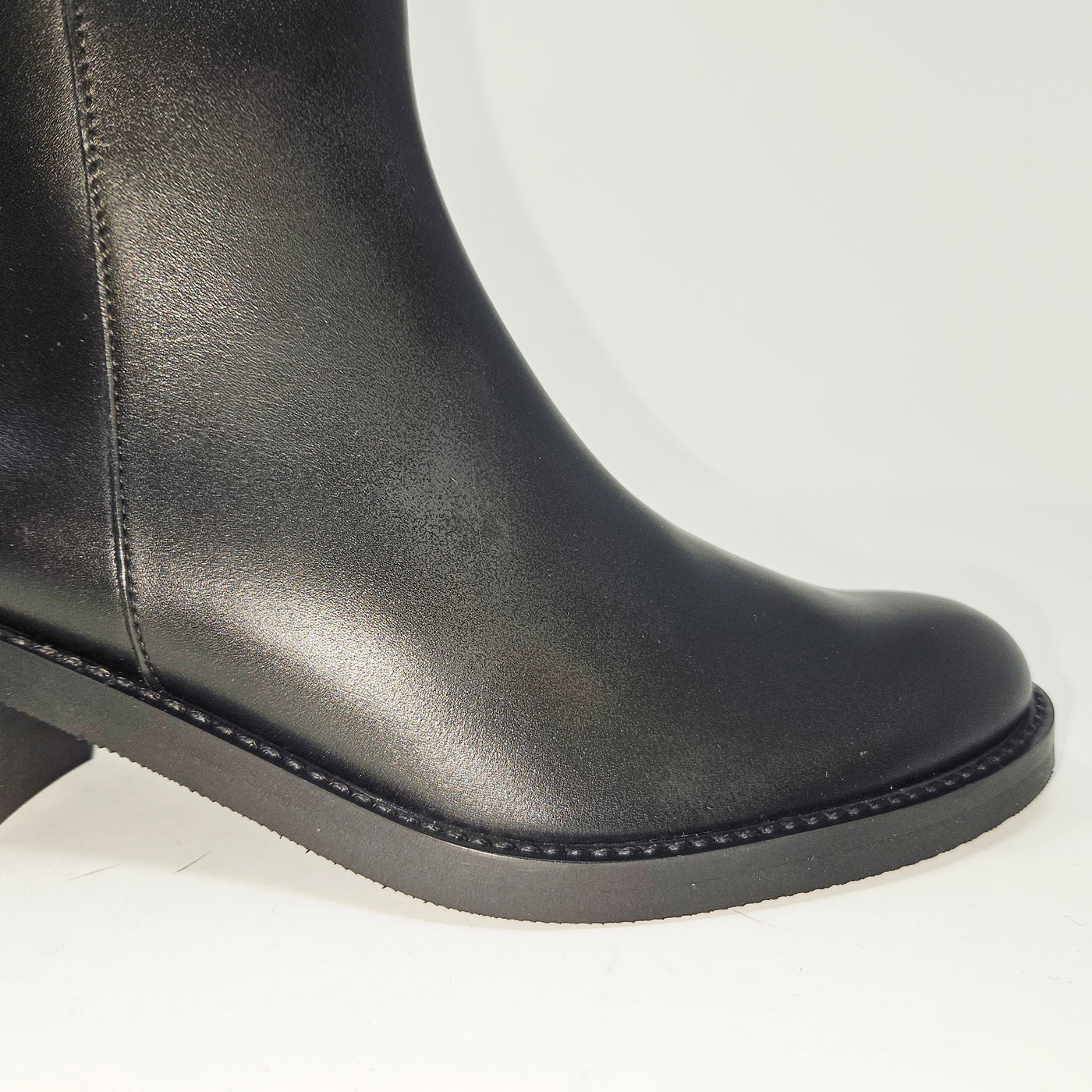 Anais cuir noir sans boucle