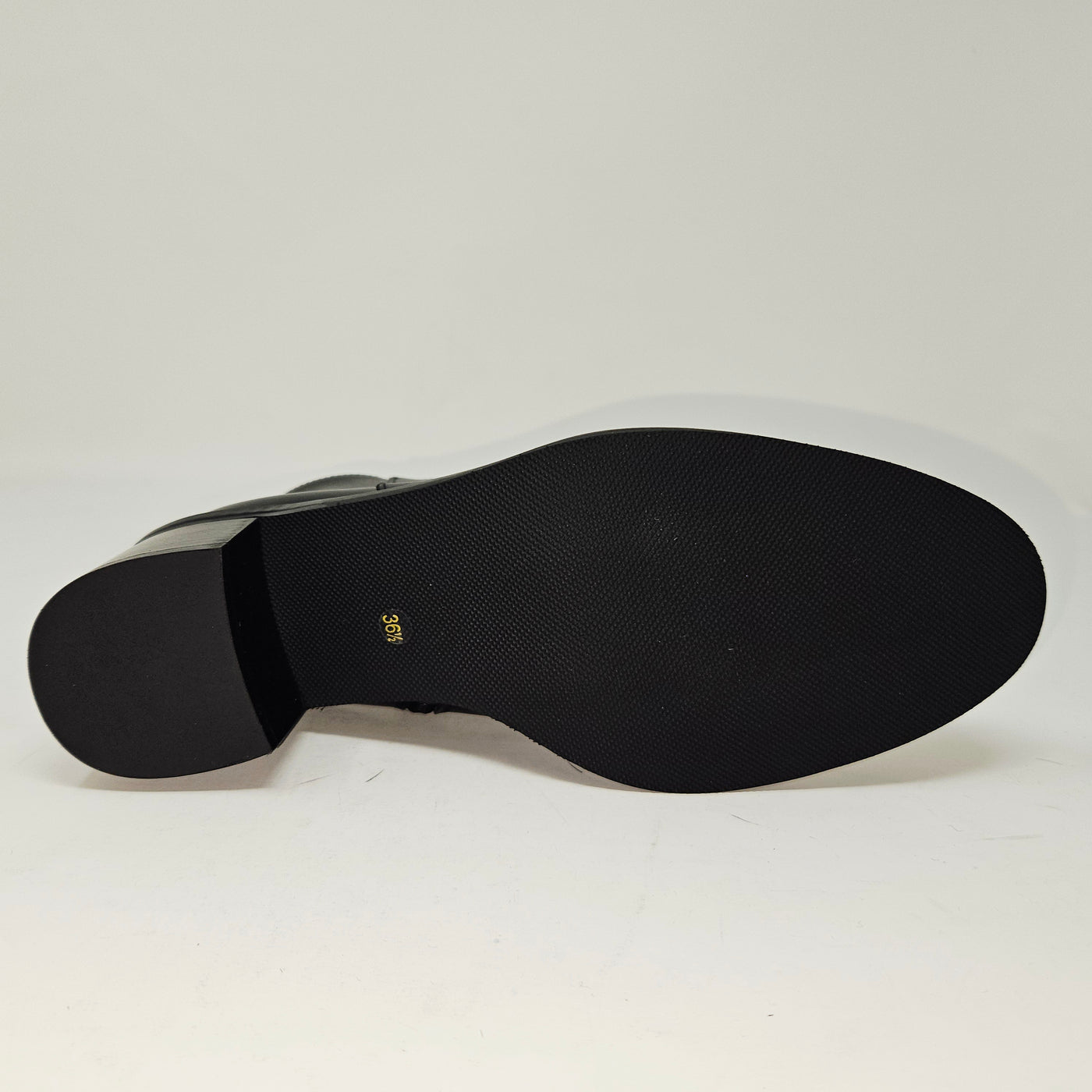 Anais cuir noir sans boucle