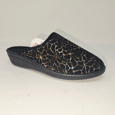 Lab2559 mule Noir et Doré