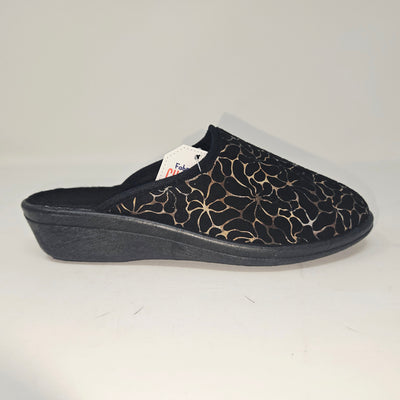 Lab2559 mule Noir et Doré