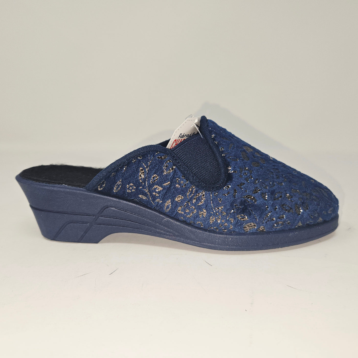 Lab2558 mule Bleu Or