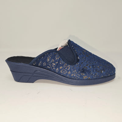 Lab2558 mule Bleu Or