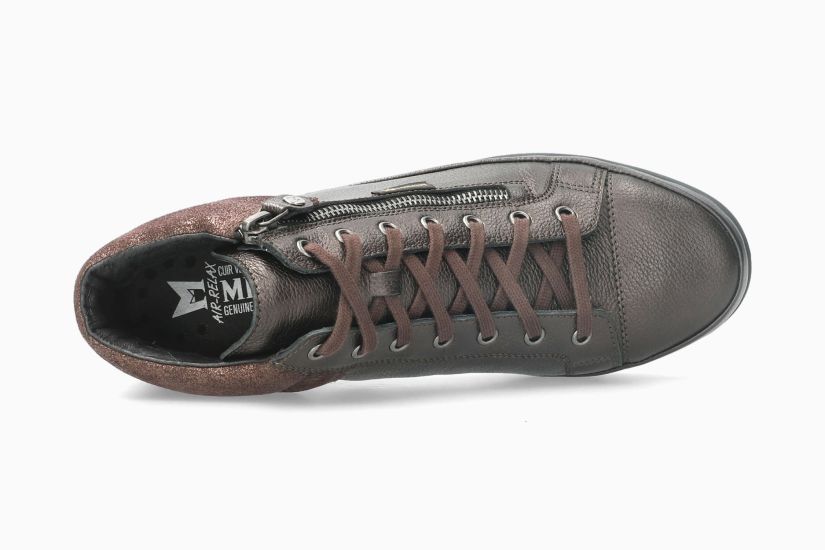 Julie Bronze cuir grainé