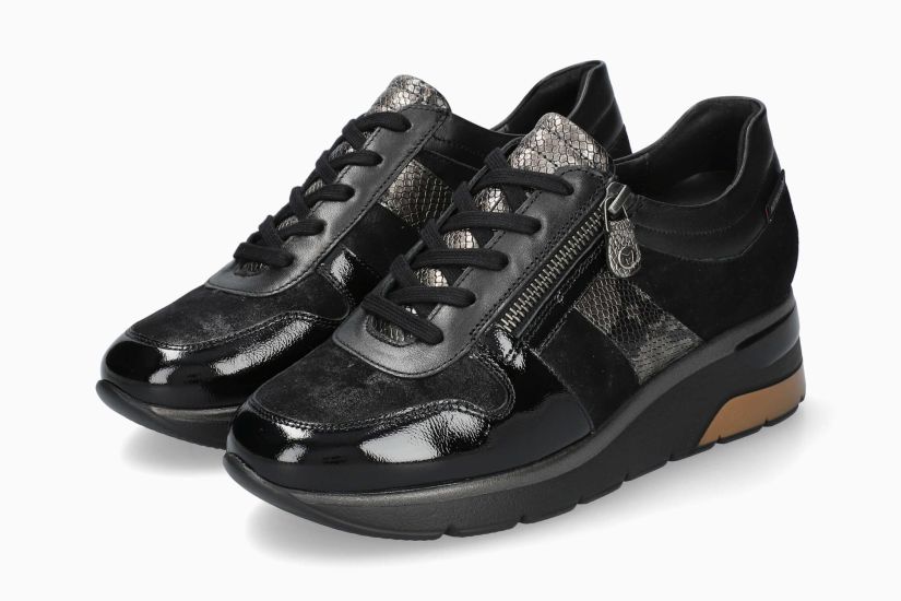 Elisia Noir cuir nubuck