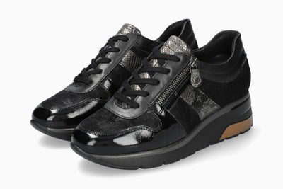 Elisia Noir cuir nubuck