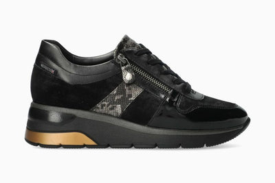 Elisia Noir cuir nubuck