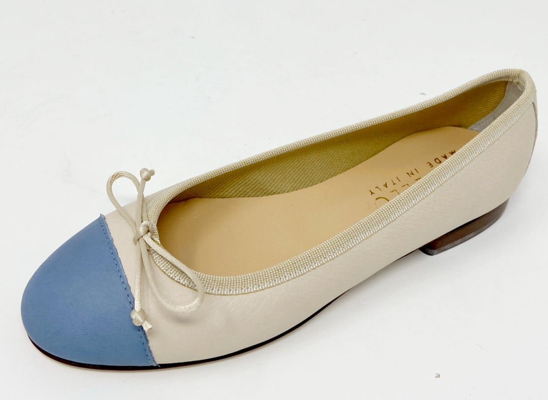 3989 Bleu Beige Capello - Chaussures Pirotais
