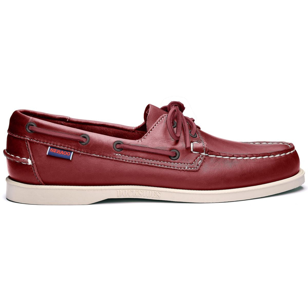 Bateau/Docksides Rouge 993 cuir lisse - Chaussures Pirotais 
