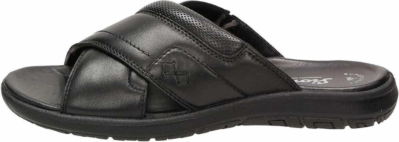Lutalo-700 cuir lisse noir