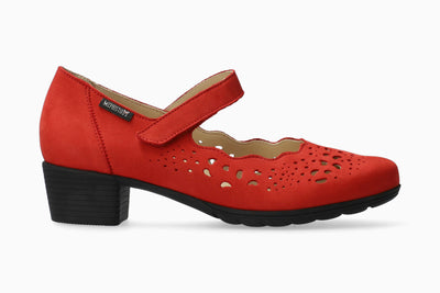 Ivora Nubuck Rouge - Chaussures Pirotais 