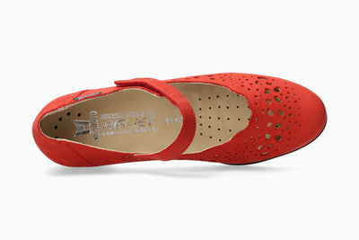 Ivora Nubuck Rouge - Chaussures Pirotais 