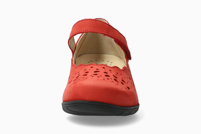 Ivora Nubuck Rouge - Chaussures Pirotais 