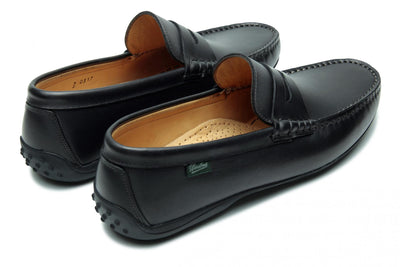 Cabrio Cuir Noir 171412 - Chaussures Pirotais 