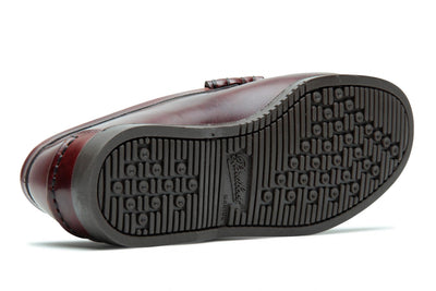 Coraux cuir lisse Marron semelle gomme