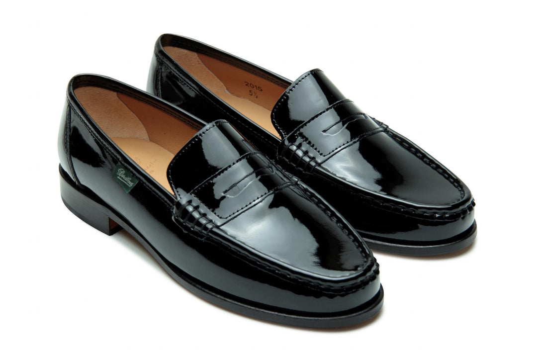 Vignon Vernis Noir Semelle cuir 791023 – Chaussures Pirotais